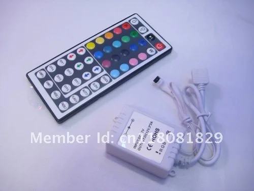 [Seven Neon]X'mas lighting:5M waterproof 150leds 5050 led SMD RGB strip+44keys IR remote controller+12V 3A Led Power Adapter