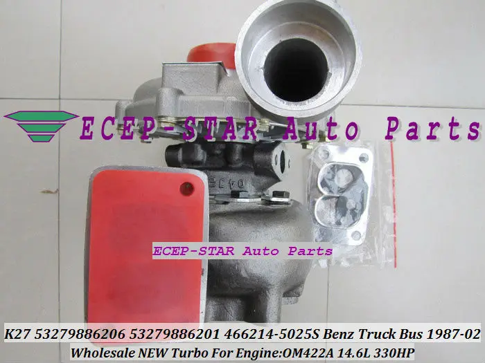 K27 53279886201 53279886206 466214-5025S TURBO TURBINE turbocharger Fit for Benz Truck Bus 1987-2002 OM422A 14.6L 330HP (7)