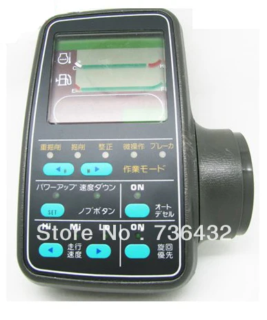 Excavator parts 7834-76-3001 7834-72-4002 PC200-6 6D102 monitor a