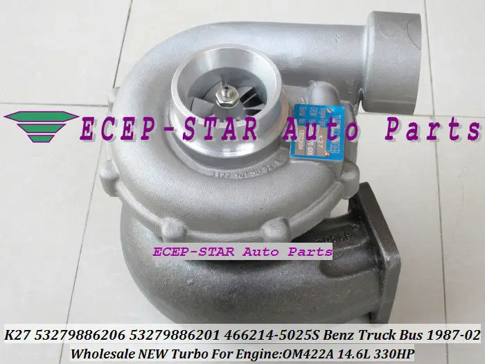 K27 53279886201 53279886206 466214-5025S TURBO TURBINE turbocharger Fit for Benz Truck Bus 1987-2002 OM422A 14.6L 330HP