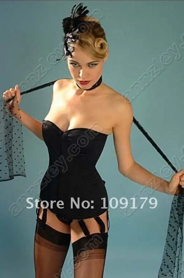 Black Corset Bustier Suspenders 2CM Width (2).jpg