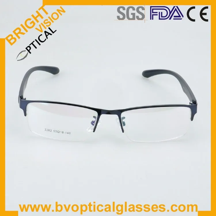New model half rim metal optical frames glasses2262LAN-2