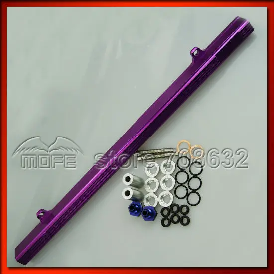 Aluminum Top Feed Injector Fuel Rail Kit For Nissan RB25 Purple DSC_0909
