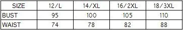 SIZE CHART DS135 04APR