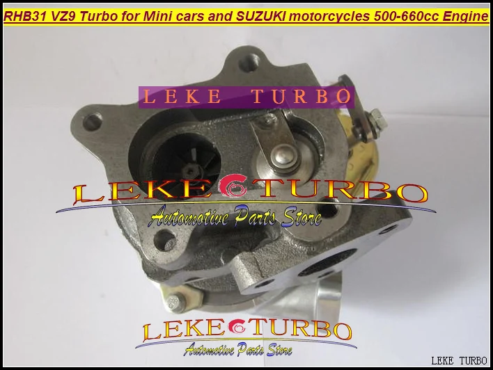 RHB31 VZ9 turbo turbine turbocharger for SUZUKI Mini cars and motorcycles 500CC-660CC engine (8).JPG