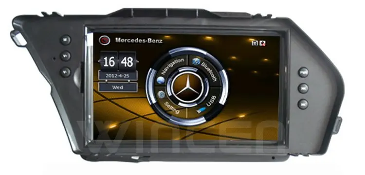 Excellent 7" Car DVD GPS Player for BENZ GLK with MP5 Function High Quality Free Shipping Free Card with Map 14