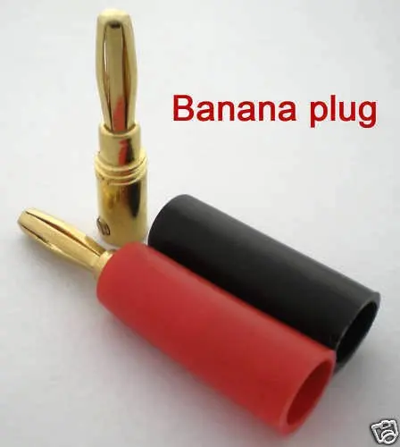 Banana Plug Connector 47mm Red and Black Gold Plate.jpg