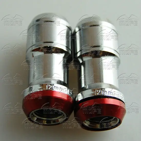 44mm M12 P1.5 P1.25 Steel Volk Formula Racing Conceled Heptagon Racing Car Wheel Lug Nuts Red Blue Gold Rays volk racing-red (22)
