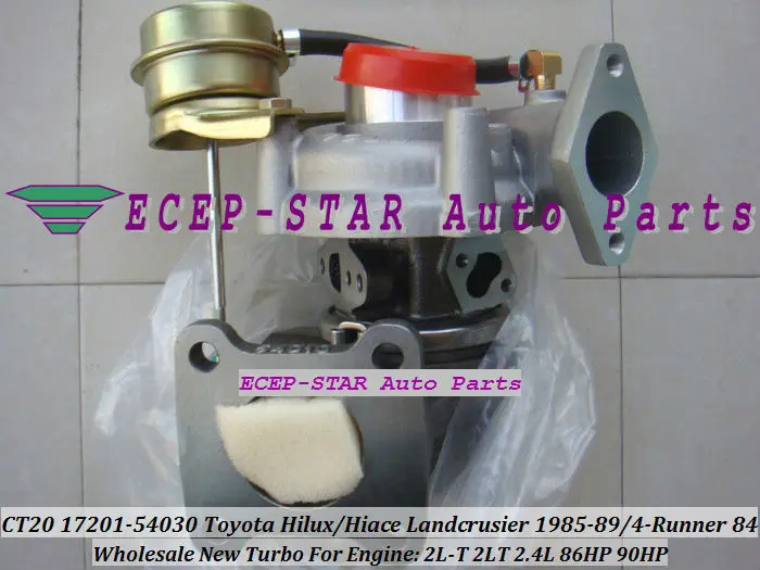 CT20 17201-54030 TURBO TOYOTA HILUX HIACE LANDCRUSIER 1985- 4-Runner  2L-T 2LT 2.4L 86HP turbocharger (6)