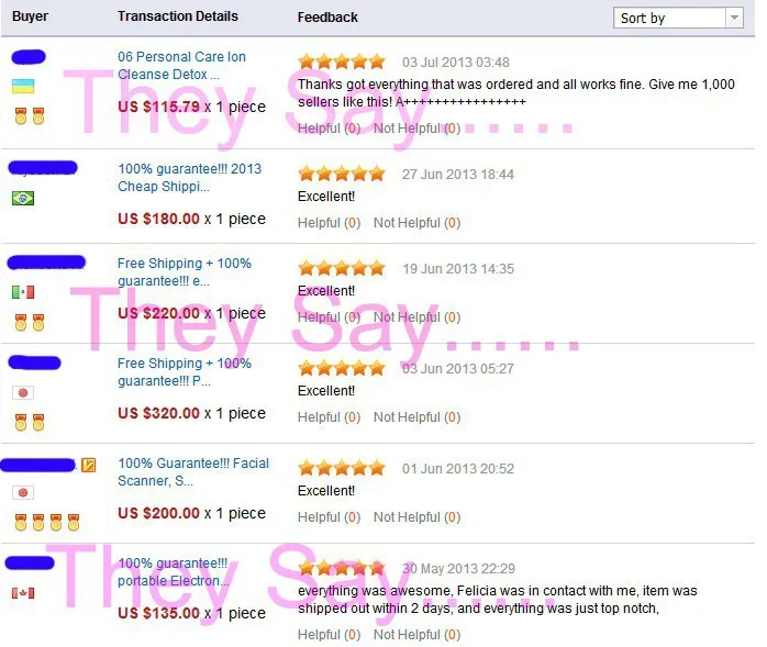 Good Feedback on our store