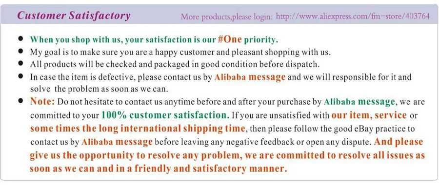 4,Customer satisfactory