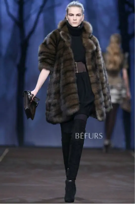 2012 Modern Women fur coat russian royal top sable super luxury ...