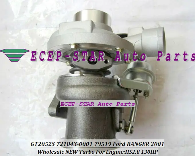 GT2052S 721843-0001 721843 79519 Turbo Turbine Turbocharger For Ford RANGER 2001 Engine HS2.8 130HP (2)