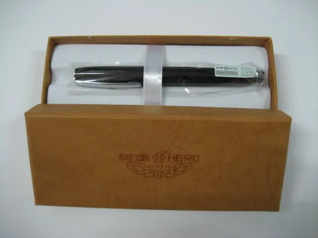 Guaranteed 100% Genuine HERO Fountain Pen (382),Metal pen,Have security check code, Wholesale and retail