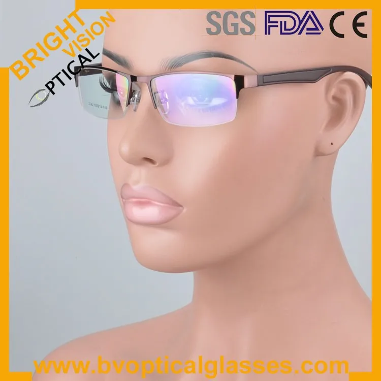 New model half rim metal optical frames glasses2262ka