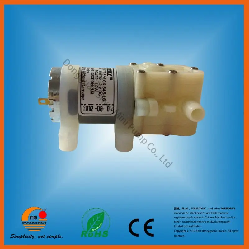 SWP 1218 series low noise FDA quality CE and RoHS approved DC 12V / 24V