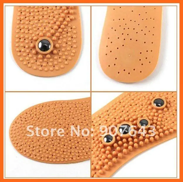Clean Health Foot Magnetic Therapy Thener Massage Insoles Shoe Comfort Pads, foot care pads 