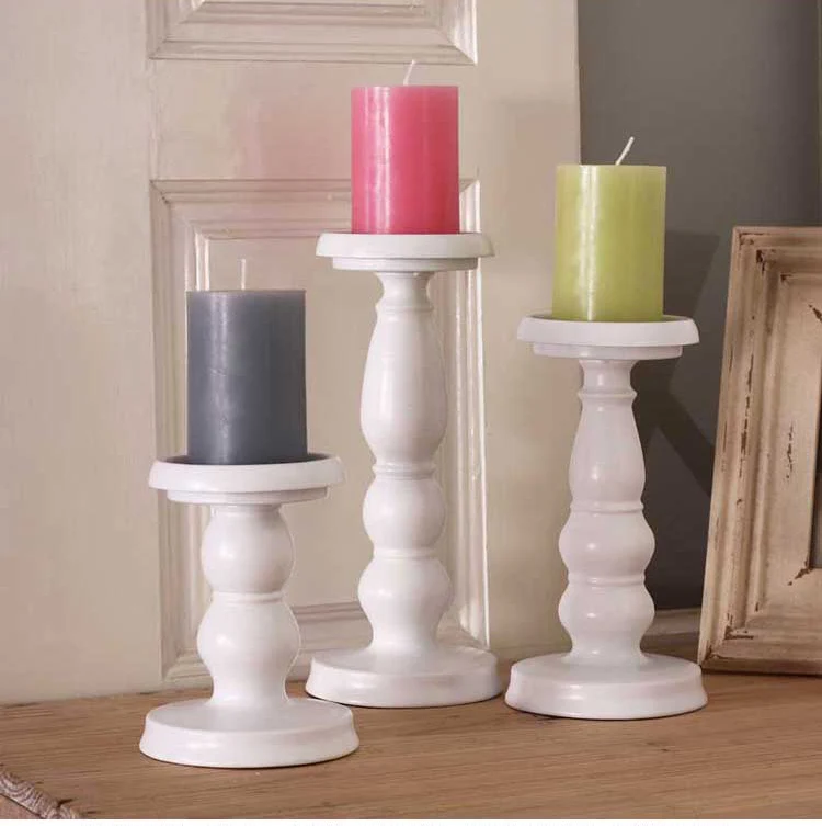White candle stand Clearance