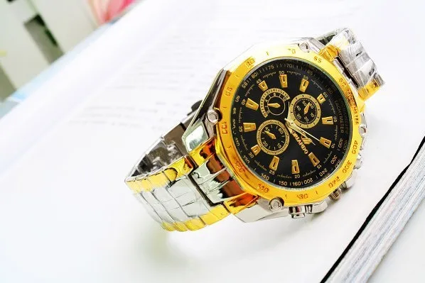 Orlando Luxury Brand Men Watches Luxury Gold Watches Men Stainless