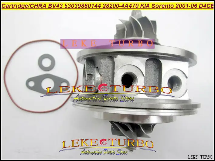 Turbo Cartridge CHRA BV43 53039880122 53039880144 28200-4A470 Turbocharger For KIA Sorento 2001-06 2.5L CRDi 170HP D4CB 2.5L (3)