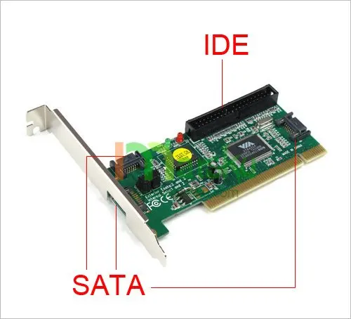 1PCS 3 porta SATA 1 IDE per controller RAID PCI Card Adattatore VT6421A NUOVO VIA 