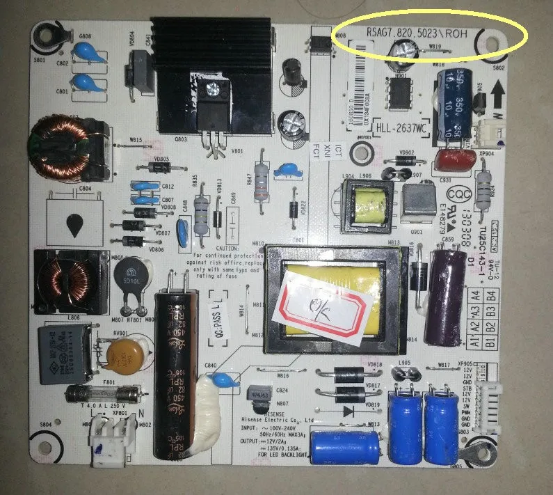 Telefunken TKLE3215D схема источника питания Telefunken_RSAG7.820.6102 - Все для