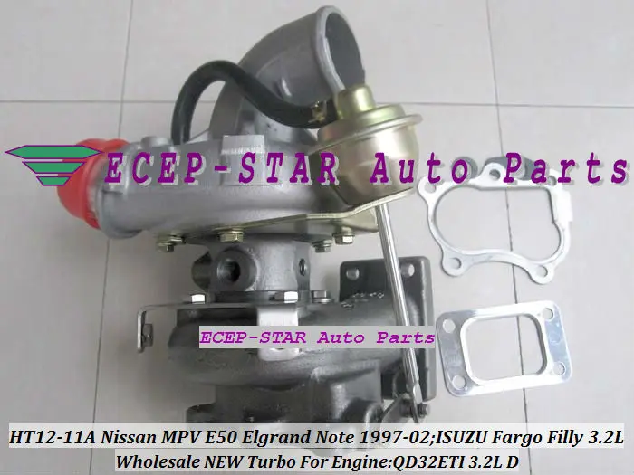 HT12-11A HT12-11B Turbo Turbine Turbocharger For NISSAN MPV E50 Elgrand Note 1997-2002 ISUZU Fargo Filly 3.2L Engine QD32ETI