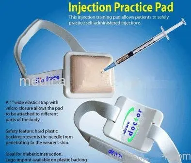 usd 2 >2 lots Training supplies injection pad Promotional gift for medical injection platise pad Faux skin  2.5cm x 50cm strap