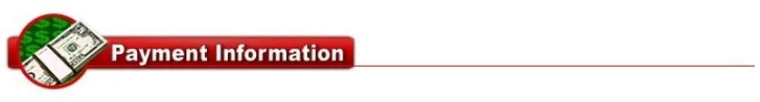PAYMENT INFORMATION