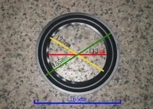 7 inch rubber 165mm