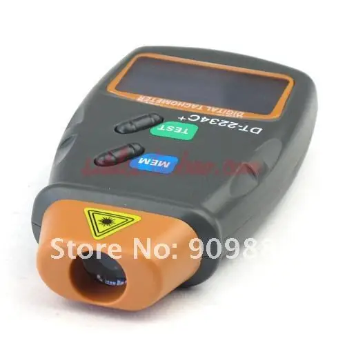 free shipping Digital Laser Tachometer 2.5-100000 RPM (DT-2234C+)