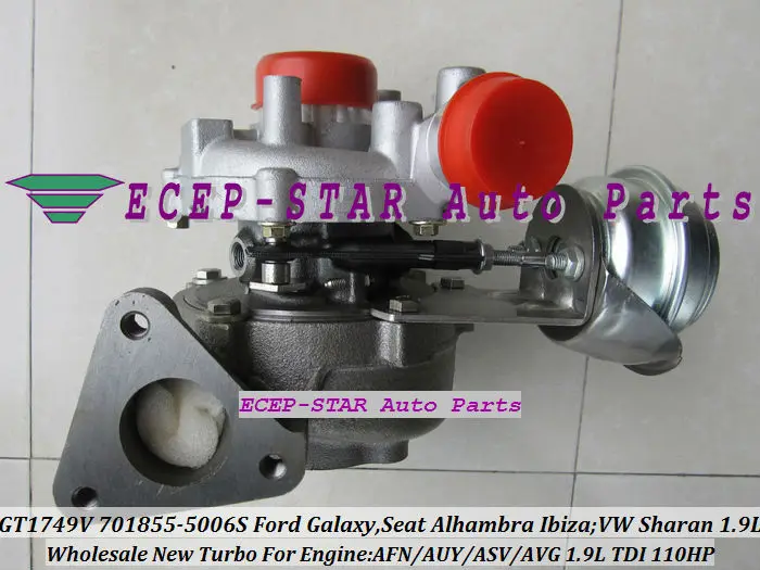 GT1749V 701855-5006S 028145702S Turbo for Ford Galaxy Seat Alhambra Ibiza Volkswagen VW Sharan AFN AUY ASV AVG 1.9L TDI 110HP (2)