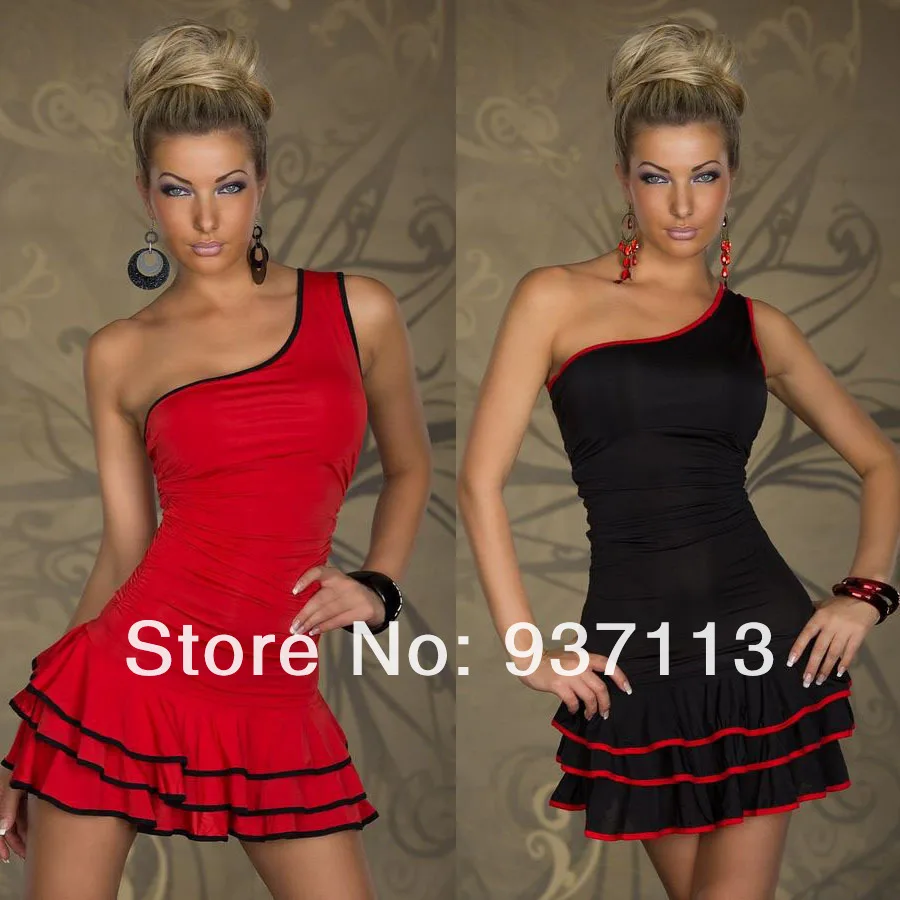 One-shoulder Mini Dress