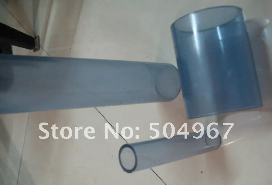 transparent pvc pipe/ upvc pipes/ SCH40 or DIN 1+1/2
