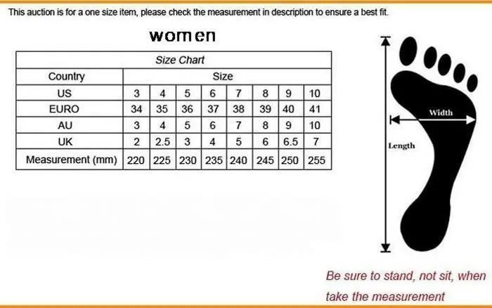 Aliexpress Shoe Size Chart