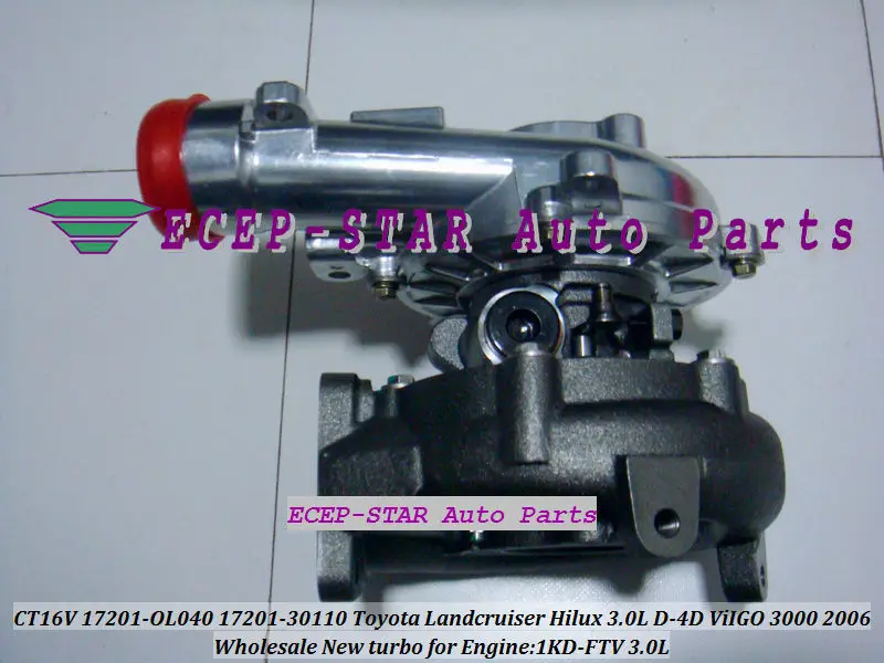 CT16V 17201-OL040 17201-0L040 Toyota Hilux 3.0LD ViIGO 3000 1KD-FTV turbo turbocharger (5)