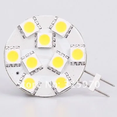 (AC/DC10-30V) g4 led lamp, 9pcs 12VAC/12VDC/24VDC/24VAC full color