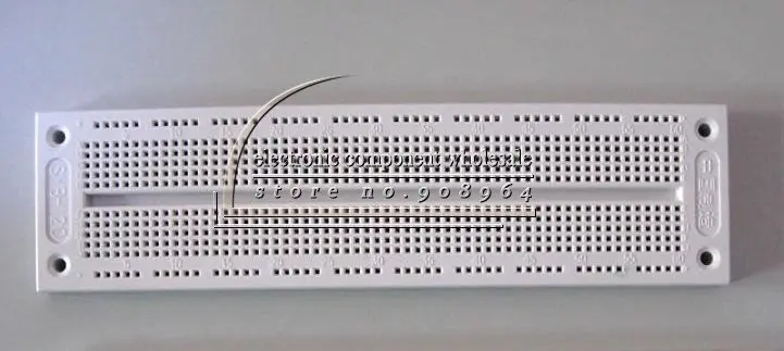 wholesale 10pcs Mini PCB Test Breadboard 700 Points Solderless Bread Board SYB-120 with Jumper Wires