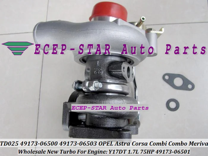 TD025 49173-06500 49173-06501 49173-06503 Turbo Turbocharger For OPEL Astra Corsa Combi Combo Meriva Y17DT 1.7L 75HP (1)