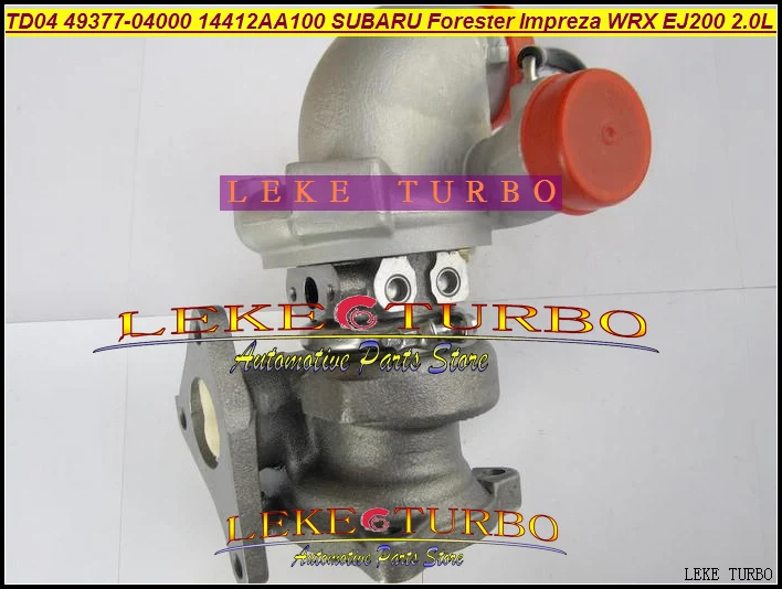 Wholesale NEW TD04 49377-04000 14412AA100 Turbo Turbochrager For SUBARU Forester Impreza WRX engine EJ20 EJ200 2.0L turbine LEKE (2)