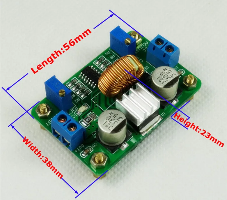 Konstantspannung Konstantstrom Buck Power Modul 1.25-30V 0-2A