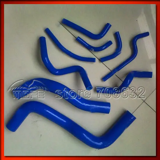 9PCS Samco Sport Silicone Radiator Coolant Heater Hose Kit For Mitsubishi Galant 2.0 2.5 1998 to 2005 Mitsubishi Galant 2.0  2.5 1998 2005 9PCS (2)