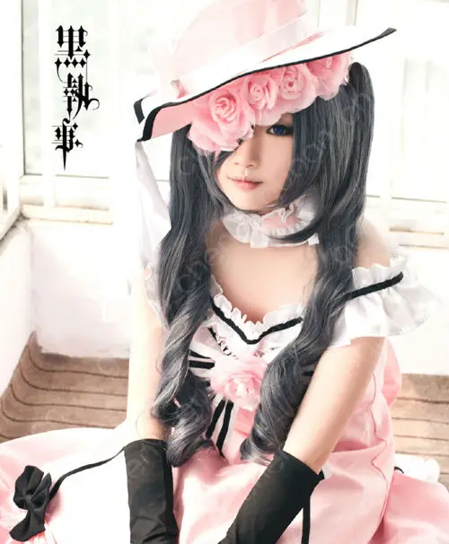 Black Butler Kuroshitsuji Ciel Phantomhive Girl Ver Blue Mix Grey