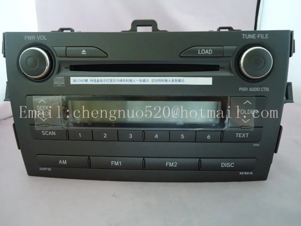 Toyota Corolla 6 CD radio