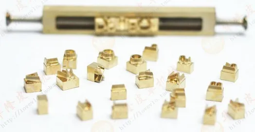 a set of letter dies