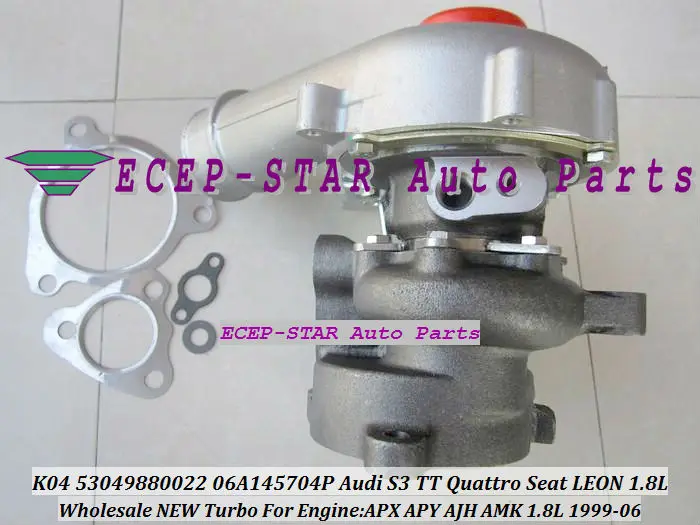 K04 53049700022 53049880022 06A145704P TURBO FIt for Audi S3 TT Quattro Seat LEON 1.8L 1999-06 APX APY AJH AMK Turbocharger (2)