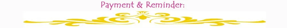 payment & reminder copy
