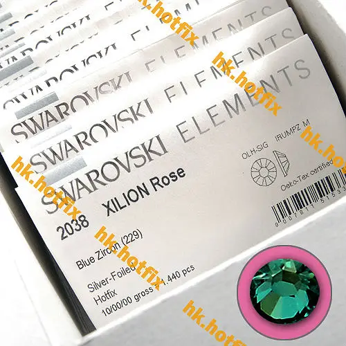 Blue Zircon (229) Swarovski 2012- 04