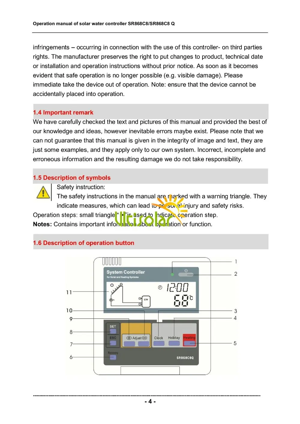 controlador de temperatura solar controlador térmico