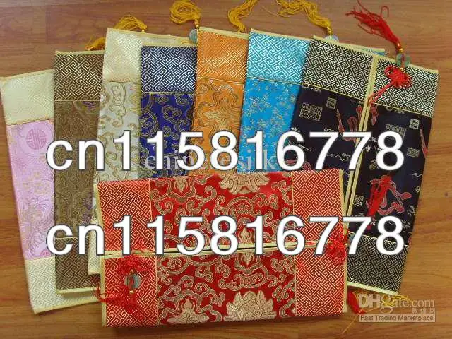 Cheap Tissue Box Covers Rectangle Silk Fabric Jade Chinese knot Tassel 10pcs/pack mix Free